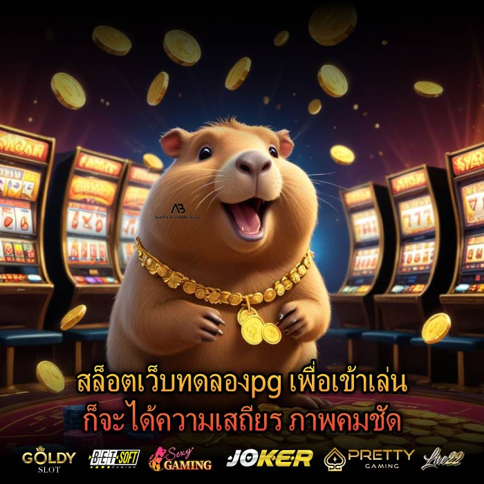 สล็อตเว็บทดลองpg เพื่อเข้าเล่นก็จะได้ความเสถียร ภาพคมชัด